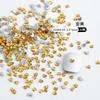 Joyería para Uñas Amarillo Dorado Malta Taladro de Fondo Plano Productos Decorativos para Uñas Celebridad de Internet Explosiones Dorado Alto Grado Espiga de Trigo Taladro de Cristal