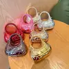 2026 Nueva Mini Bolsa de Moda Transfronteriza, Bolso Acrílico con Forma de Media Luna, Bolso para Lipstick, Monedero, Bolso Cruzado para Niños