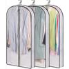 Mancha de fábrica transparente PVC novo não-tecido saco de terno casaco de roupas saco de poeira de roupas tridimensionais capa de poeira