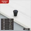 Manija larga L engrosada de perfil de aluminio espacial color negro oxidado manija de un metro para puerta de gabinete cajón puerta de armario