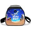 Bolsa de Refeição Redonda para Estudantes com Estampa de Robô Astro Bot do Novo Universo de Jogos