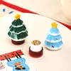 Suporte Criativo para Palitos de Dente em Formato de Árvore de Natal, Caixa de Cerâmica para Fio Dental de Sala de Estar, Pote para Cotonetes, Decorações de Natal de Alto Valor Atacado