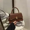 Bolsa de Mão de Nicho Estilo Francês 2026 Novo Modelo de Inverno, Textura Vintage, Simples e Fashion, Versátil Bolsa de Ombro e Transversal Casual