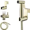 Accesorio para inodoro doméstico con una entrada y dos salidas, válvula triangular, bidé de baño, pistola rociadora potenciadora de alta presión