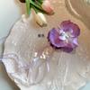 Phalaenopsis Vintage Accesorios Suaves para el Cabello Flores Estilo Chino Nuevo Pinza para el Cabello de Alta Gama Pinza para el Cabello para la Parte Posterior de la Cabeza Pinza para Cola de Caballo Alta para Niños