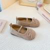 Zapatos de Ballet Planos de Gamuza Zapatos de una Sola Capa Zapatos de Mujer 2025 Nuevos Zapatos de Muñeca Banda Elástica de una Sola Tira Mary Jane Combinan con Todo
