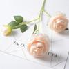 Simulação de 3 flores de peônia estrangeiras estilo europeu rosa ocidental core-wrapped peônia flor falsa decoração de mesa de auditório de casamento flor de seda