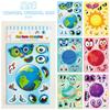 Pegatinas de caras cambiantes de animales de niña, regalo educativo para niños de jardín de infantes, collage de caras DIY, venta al por mayor transfronteriza