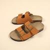 Chinelos Birkenstock para Mulheres, Uso Externo de Verão, Novo Modelo 2026, Slip-On Preguiçoso, Sola Macia, Sola Grossa, Sandálias de Praia Planas