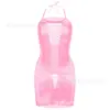 Comercio Exterior Europeo y Americano Lencería Erótica Tirante de Hombro Vestido de Malla Ajustado de Princesa Sexy de Tirantes Vestido de Malla Hueco W319