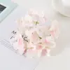 Flor Artificial Cabeza de Hortensia Boda Pared de Flores de Boda Decoración Guía de Camino Flor DIY Cabeza de Flor Arreglo de Boda Flor