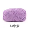 Hilo de Azúcar al por Mayor Hilo de Algodón Leche de 2 Cabos Hilo de Miel Hilo para Bebé Hilo para Muñecas Hilo de Algodón Crochet Hilo para Niños