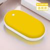 Aquecedor de Mão Pebble Power Bank Dois-Em-Um Fonte de Alimentação Móvel Aquecedor de Mão Interface USB Recarregável Aquecimento Elétrico