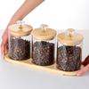 Frasco sellado, frasco de vidrio para almacenamiento, frasco para dulces, cocina, café, granos de té, hogar, frasco de almacenamiento transparente