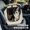 Transportador de mascotas de gran capacidad para todas las estaciones, tela de malla transpirable, mochila portátil para perros, bolsa de hombro individual plegable para perros