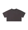 Camiseta Corta para Mujer que Muestra el Ombligo, Ropa de Calle para Verano, Camisa Cultural, Cubierta Corta Deportiva para Yoga Fitness, Camiseta de Manga Corta de Algodón Puro