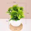 Atacado transfronteiriço de suculentas artificiais, combinações de plantas de mini abacaxi de plástico com formato de coração, flores artificiais, plantas de plástico e itens de decoração para casa