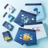 Cuecas Boxer Infantis de Verão Desenho Animado Respiráveis Sem Apertar Shorts para Meninos Venda por Atacado de Cuecas Boxer para Crianças Pequenas, Médias e Grandes