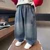 Pantalones Vaqueros de Primavera y Otoño para Niños Estilo Coreano Pantalones Casuales Modernos y Guapos para Niños 2026 Nuevo Estilo Pantalones Largos Elegantes para Bebé