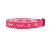 WWJD/WWJD pulsera de muñeca con estampado jacquard de letras, pulsera de muñeca deportiva unisex, correa de mano