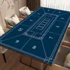 Tapete para Mesa de Póker Texas Hold'Em con Base de Goma Antideslizante, Tierra de Diatomeas, Formas Cuadradas y Redondas, Tapete para Juego de Texas Hold'Em, Exclusivamente para Ventas Transfronterizas
