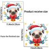 Lindos Animales Navideños de Dibujos Animados, Pingüinos, Regalos de Árbol de Navidad, Pegatinas para Inodoro, Decoración del Hogar para Baño, Pegatinas de Pared Impermeables