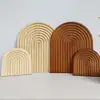Artículos decorativos transfronterizos con etiquetado y dropshipping, decoraciones para pasteles en stock, bandejas de madera estilo japonés, artesanías con dropshipping de una pieza