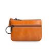 Cartera Multifuncional de Cuero Genuino, Bolsa para Guardar Audífonos, Monedero con Cremallera para Llaves y Monedas, Monedero Infantil, Mini Bolsa al Mayoreo