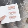 Fototerapia manual Naizi Pure con rubor para uñas, cuentas de vidrio, parche reutilizable para uñas removible, venta al por mayor
