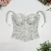 Gaze Europeia Fina Lindo Modelador Corporal Costas Controle de Barriga Sutiã de Barbatanas Jacquard de Alta Qualidade Zíper Cintura Marcada Peça de Roupa Externa Camisola Sutiã