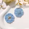 Sombrero Mini Hecho a Mano con Perlas Estilo Dulce Coreano para Chicas, Pendientes Reductores de Edad Juveniles DIY, Accesorios para Orejas, Broche, Accesorios para Flor de Zapato