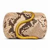 Bolsa de Embrague de PU de Venta Directa Transfronteriza de Comercio Exterior de Verano Forma de Serpiente Bolso Cruzado de Hombro de Moda Bolso de Cena Europeo y Americano
