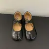 Zapatos Mary Jane Ballet Planos de Estilo Francés con Lazo Dividido y Punta Abierta Versátiles Cómodos para Mujer