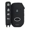 Adequado para Capa de Chave Inteligente com Cola Kia Botão Lateral Inteligente Série K Capa de Chave de Silicone para Carro Aopao