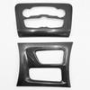 Painel de controle central do ar condicionado capa painel de marchas moldura decorativa kit combinado adequado para 16-21 Dodge Novo Cavalo de Guerra