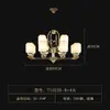 Candelabro Antiguo Estilo Chino, Lámpara para Sala de Estar y Pasillo, Candelabro Sencillo y Elegante Estilo Chino para Villa, Todo Cobre, Iluminación para Toda la Casa