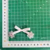 Nuevos Accesorios de Malla con Lazo de Perlas Estilo Coreano Dulce para Niña Joyería Hecha a Mano DIY Pinzas para el Cabello Ropa Sombreros