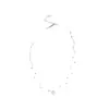 Collar Doble Capa con Colgante Redondo Geométrico de Perlas y Circonitas Cadena para Clavícula Estilo Minimalista Joyería de Lujo Ligero de Alta Gama para Mujer