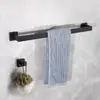 Suporte de Toalha de Aço Inoxidável Personalizado para Banheiro Doméstico, Suporte de Toalha com Ganchos, Conjunto de Banheiro, Suporte de Armazenamento para Papel Toalha