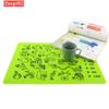 Tapete de Graffiti de Silicona de Grado Alimenticio Mantel Individual para Niños Tapete de Mesa para Alfabetización Tapete de Pintura de Dibujos Animados para Estudiantes Tapete para Pintar con Plumas de Colores Tapete para Rellenar de Color