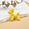 Perro Globo Acrílico Mate Colorido Colgante Pintura de Goma Accesorios para Pasador Materiales para Joyería Hecha a Mano Venta al por Mayor