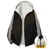Chaqueta reversible elegante para hombre, marca de moda ins de alta calle, estilo de Hong Kong, estilo Harajuku japonés, versión coreana, chaqueta holgada de moda
