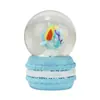Bola de Cristal Luminosa Estatua de Pony de Dibujos Animados Personalizada Adornos Transfronterizos Decoración del Hogar Infantil Manualidades de Resina Adornos