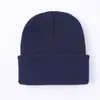 Gorro de Punto Liso Multicolor Infantil Transfronterizo, Gorro de Lana Color Sólido Versátil Otoño e Invierno, Gorro Cálido Unisex al por Mayor
