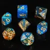 Set de Dados Multilado Starlight New para Juegos de Rol de Mesa, Set de 7 Dados, Accesorios Creativos al por Mayor