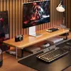 Soporte para monitor de computadora de escritorio, estante, organizador de escritorio y soporte extendido para laptop para sala de e-sports