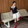 Faldas de Moda para Niñas, Ropa de Verano, Nuevos Estilos para Niños y Niñas, Polos Casuales Estilo Preppy, Conjuntos Dulces