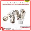 Conector tipo C redondo fosco bidirecional, conector redondo de três vias OSMY cobre niquelado autotravante componentes pneumáticos redondos de três vias