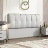 Respaldo Suave Acolchado para Cama con Marco de Madera Maciza, Modelo Nuevo 2026, Panel Trasero Separado, Lujo Ligero, Diseño Moderno Simple, de Pie, Hecho a Medida