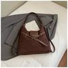 Mochila Grande de Color Block de Moda de Nicho para Mujer 2026 Nueva Bolso de Hombro Casual Bolso Retro para Salidas y Viajes